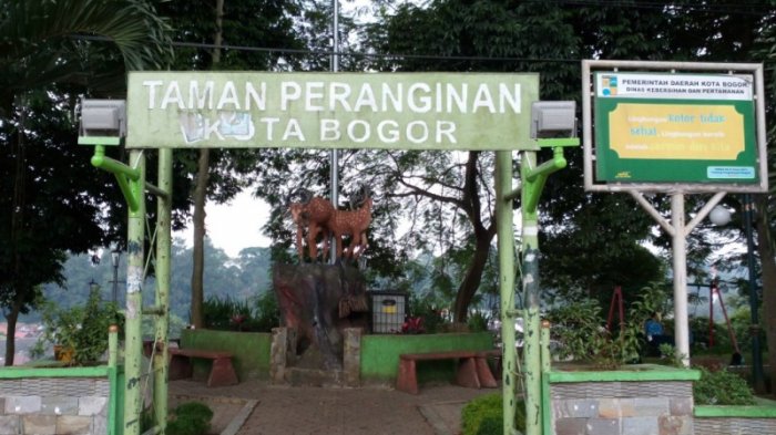 Taman Peranginan, tempat wisata Bogor yang lokasinya dekat stasiun dan dapat ditempuh dengan berjalan kaki.