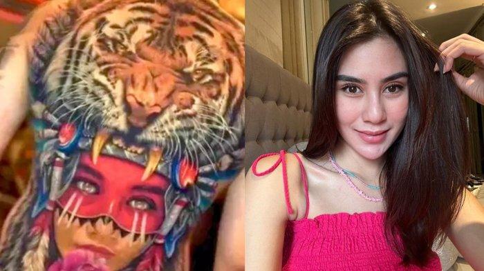 tato syahnaz di punggung Rendy Kjaernett