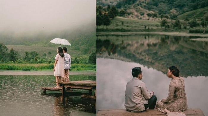 Suasananya yang tenang dan syahdu bikin Telaga Warna jadi pilihan tempat wisata yang romantis di Bogor untuk berbulan madu.