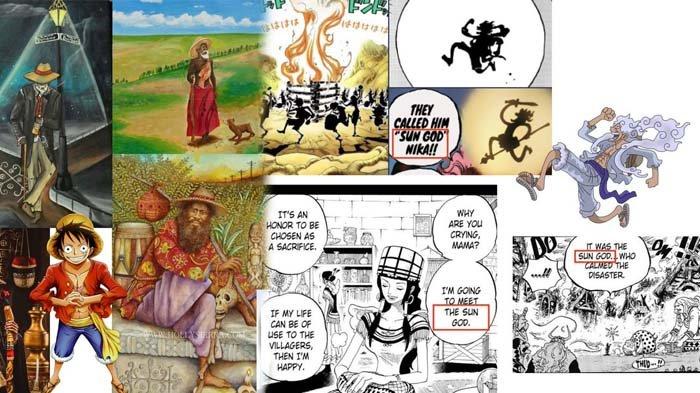 Teori keberadaan 4 dewa dalam cerita manga dan anime One Piece.
