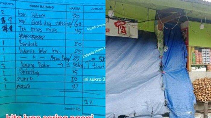 Warung viral getok harga teh Rp 45 ribu