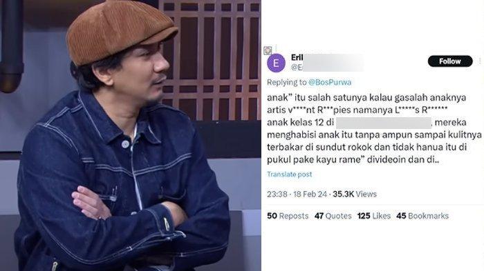 Viral isu anak Vincent Rompies lakukan pengeroyokan terhadap teman SMA di Binus Serpong. Atas kabar tersebut, Vincent masih bungkam. Sementara itu, momen Vincent yang marah saat mendengar cerita perundungan pun viral lagi di media sosial