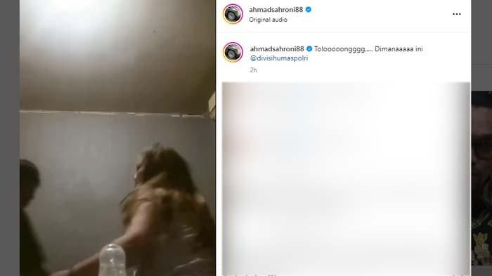 WANITA BANTING BAYI: Tangkapan layar detik-detik seorang wanita berambut pirang tega banting bayi laki-laki. Belakangan terungkap penyebab wanita berinisial PD itu nekat melakukan aksinya, disadur pada Selasa (22/4/2025).