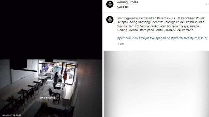 CCTV rekam momen terakhir sebelum wanita hamil tewas di ruko Kelapa Gading pada Sabtu (20/4/2024). Gelagat mencurigakan seorang pria berjaket jadi sorotan.