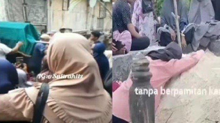 Pengantin wanita histeris ditinggal oleh calon suami