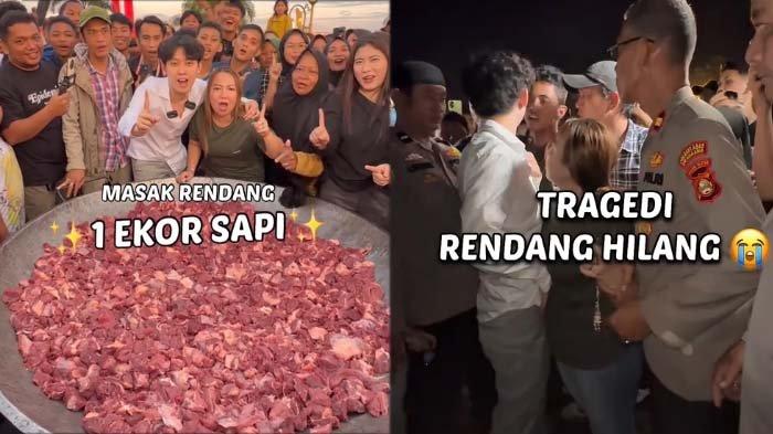 TIKTOKERS WILLIE SALIM: Tangkapan layar konten viral Willie Salim kehilangan daging, disadur pada Kamis (20/3/2025). Inilah sosok dan profil Willie Salim, TikTokers yang viral gara-gara kehilangan daging sapi 200 kg untuk masak bukber di Palembang.