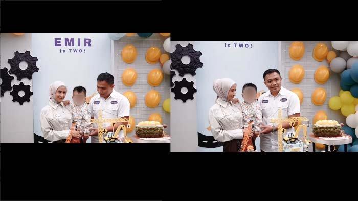 MANTAN ISTRI TEDDY: Tangkapan layar Wita Nidia Hanifah bersama sang suami dan putra pertamanya dalam perayaan ulang tahun di bulan Januari 2025.