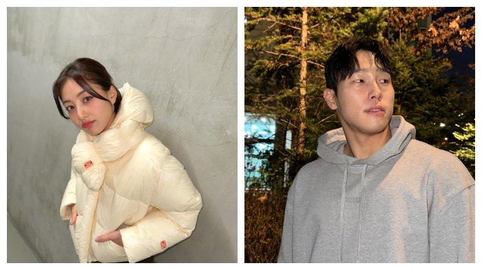 KOLASE FOTO Jihyo TWICE dan atlet Yoon Sung Bin