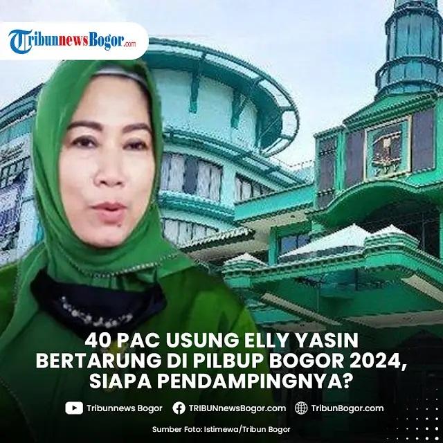 40 Pimpinan Anak Cabang (PAC) PPP se-Kabupaten Bogor mengusung Elly Rachmat Yasin untuk bertarung di Pemilihan Bupati atau Pilbup Bogor 2024