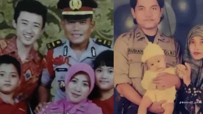 Foto Keluarga Iptu Rudiana