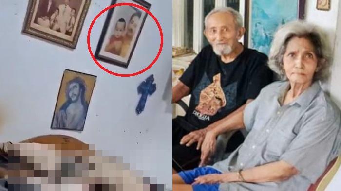 Opa Oma Meninggal di bawah foto bersama anak, Semasa hidup Malah Jarang Dijenguk