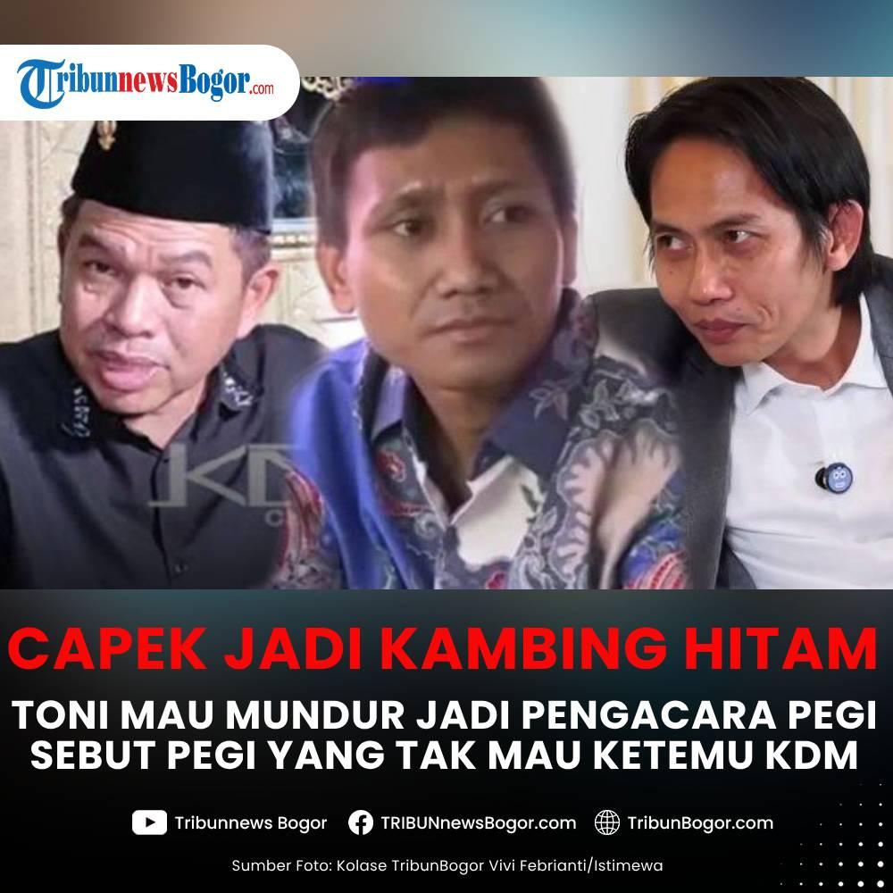 Toni kesal dijadikan kambing hitam kisruh Dedi Mulyadi