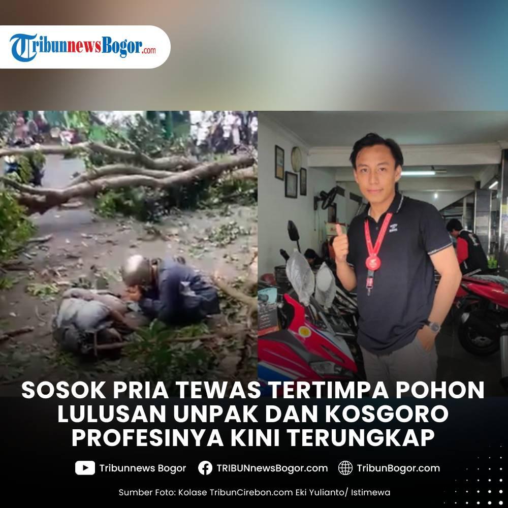sosok pria tewas tertimpa pohon di Cimanggu Bogor