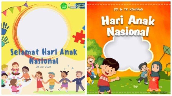 30 Twibbon Hari Anak Nasional 2024 Terbaru dan Menarik Beserta Cara Pakainya