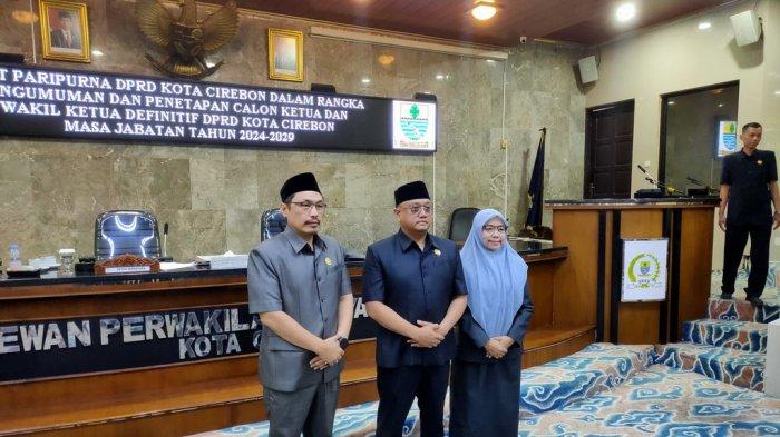 Dewan Perwakilan Rakyat Daerah (DPRD) Kota Cirebon menggelar rapat paripurna di ruang rapat utama Griya Sawala DPRD Kota Cirebon, Kamis (12/9/2024)