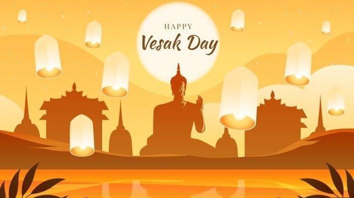Gambar Hari Raya Waisak Desain 6