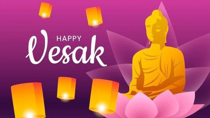 Gambar Hari Raya Waisak Desain 8