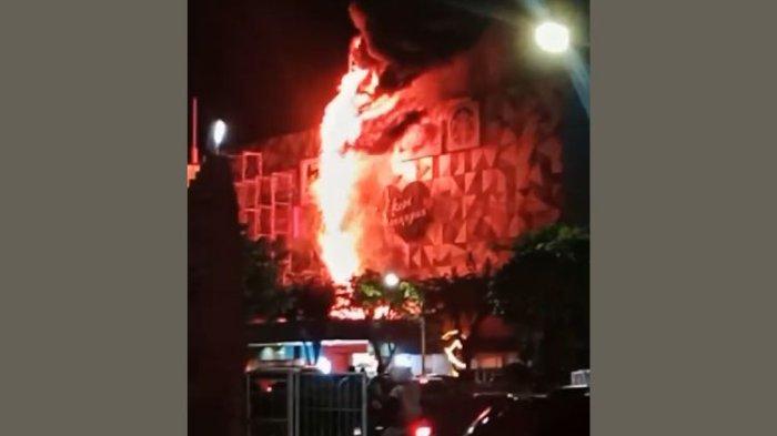 Kebakaran di Grage Mall Cirebon.