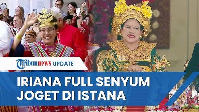 Istana Bergoyang, Putri Ariani Bawakan Lagu Rungkad, Iriana Jokowi Ikut Berjoget