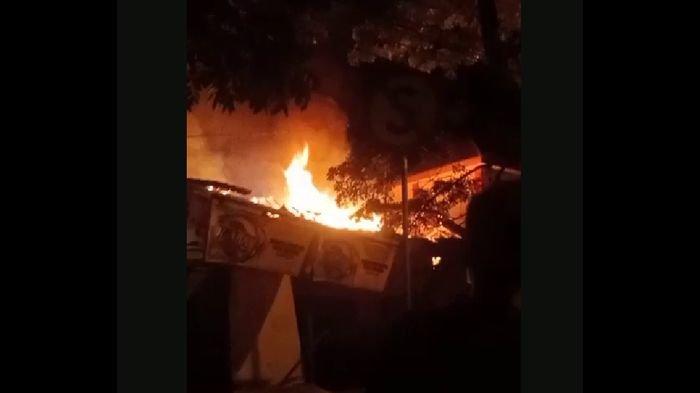 Kebakaran di SMA Negeri 1 Indramayu, Jumat (15/9/2023)