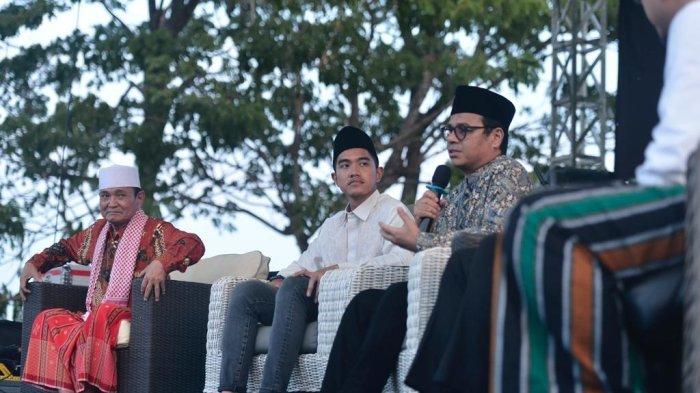 Ketua Umum Partai Solidaritas Indonesia (PSI) Kaesang Pangarep saat menghadiri Peringatan Hari Santri di Ponpes Cadangpinggan Indramayu, Jumat (20/10/2023)