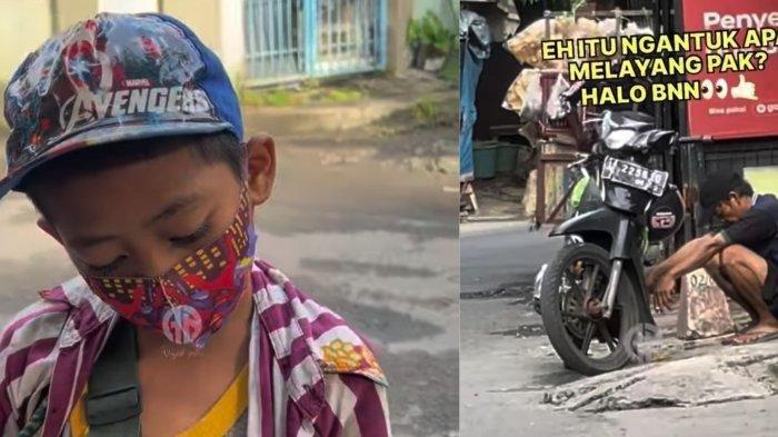 Farhan bocah SD dipaksa jualan telur puyuh.