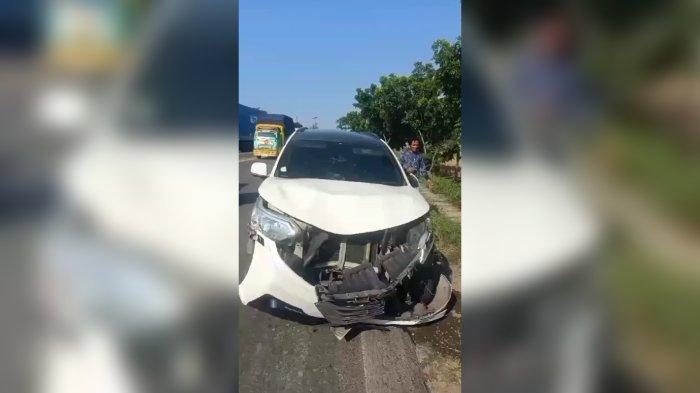 Kecelakaan lalu lintas di Jalur Pantura Indramayu di Desa Eretan Kulon, Kecamatan Kandanghaur, Rabu (29/5/2024).