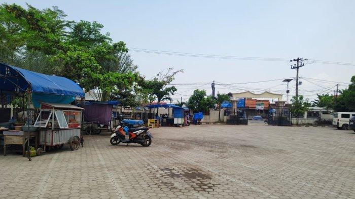 Lokasi pasar jodoh yang ada di wilayah Desa Parean Girang, Kecamatan Kandanghaur, Kabupaten Indramayu, Minggu (31/12/2023)