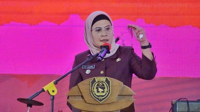 Bupati Indramayu, Nina Agustina, Kamis (14/12/2023).