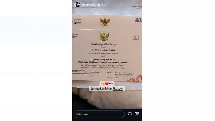 Penampakan Undangan Upacara HUT ke-79 RI di IKN, Bernuansa Elegant Merah Putih