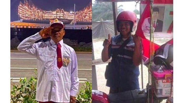 Perjuangan Luar Bisa, Penjual Pentol Naik Motor Tua dari Gresik ke IKN Demi Ikut Upacara