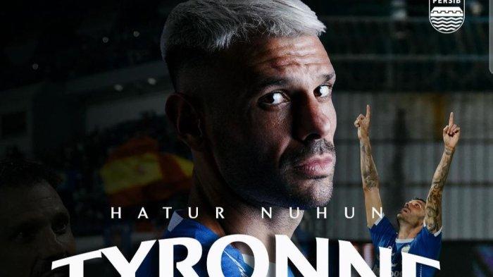 TYRONNE OUT - Persib Bandung kembali melepas satu lagi pemain asingnya, Tyronne del Pino, jelang bergulirnya Liga 1 2025-2026