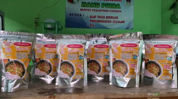 Produk Liwetin karya siswa MANU Putra Buntet Pesantren, Kecamatan Astanajapura, Kabupaten Cirebon, Selasa (11/7/2023)