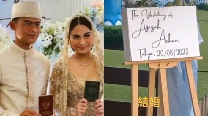 SAH! Pratama Arhan Resmi jadi Suami Azizah Salsha, Ijab Kabul di Jepang