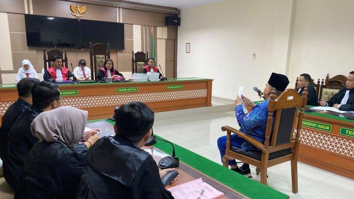Sidang perdana perkara TPPU Panji Gumilang di Pengadilan Negeri Indramayu, Kamis (23/1/2025)