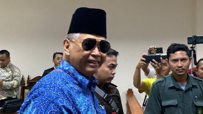 Sidang perdana perkara TPPU Panji Gumilang di Pengadilan Negeri Indramayu, Kamis (23/1/2025)