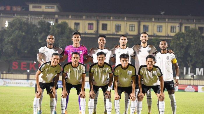 Starting line up RANS Nusantara saat pramusim Liga 1 2023/2024.