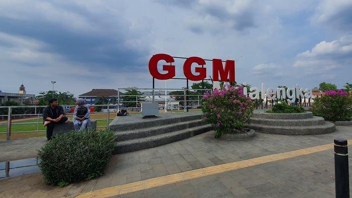 Suasana areal GGM yang dilarang untuk lokasi kampanye Pemilu 2024 di Jalan KH Abdul Halim, Kecamatan/Kabupaten Majalengka, Kamis (30/11/2023).