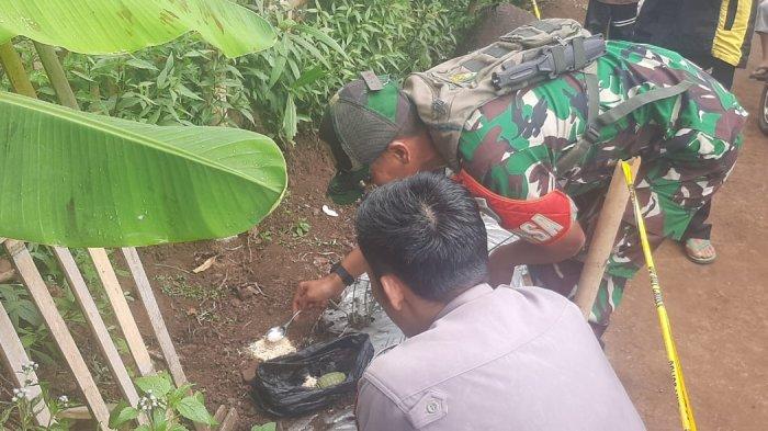 Empat orang terluka akibat ledakan granat latihan yang ditemukan di Kampung Babakan Garut, Desa Cisero, Kecamatan Cisurupan, Kabupaten Garut, Jawa Barat, Senin (24/6/2024) pagi.