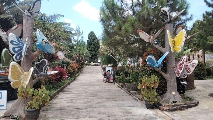 Taman Kukupu Panenjoan jadi destinasi wisata baru yang tak jauh dari Waduk Darma, Kuningan.