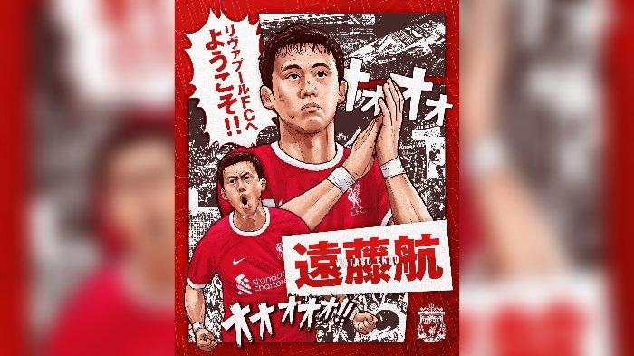 Pemain anyar Liverpool Wataru Endo.