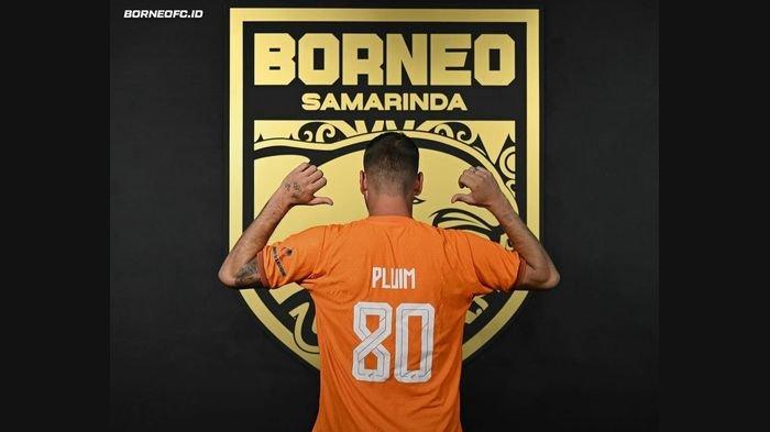 Tangkapan layar unggahan akun Instagram @borneofc.id, yang mengunggah bergabungnya Wiljan Pluim sebagai bagian dari keluarga tim Pesut Etam di sisa kompetisi Liga 1 musim 2023/2024. Selasa (10/10/2023).