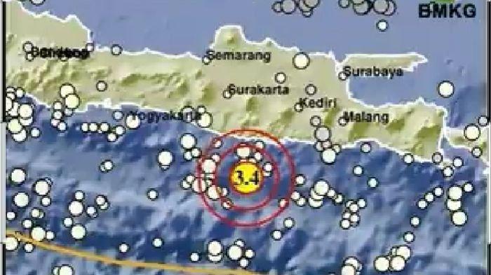 BMKG catat gempa terkini kedalaman 26 km di Pacitan Jawa Timur hari ini