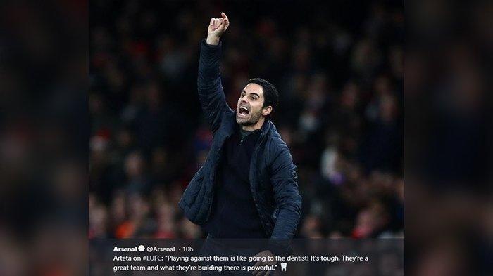 Pelatih Arsenal, Mikel Arteta
