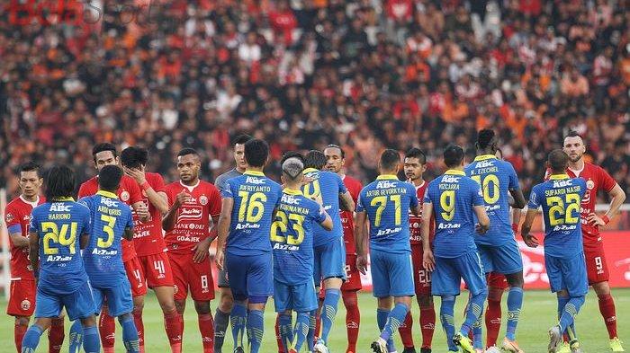 Laga Persija Jakarta Vs Persib Bandung di Stadion Utama Gelora Bung Karno (SUGBK), Jakarta, Rabu (10/7/2019).