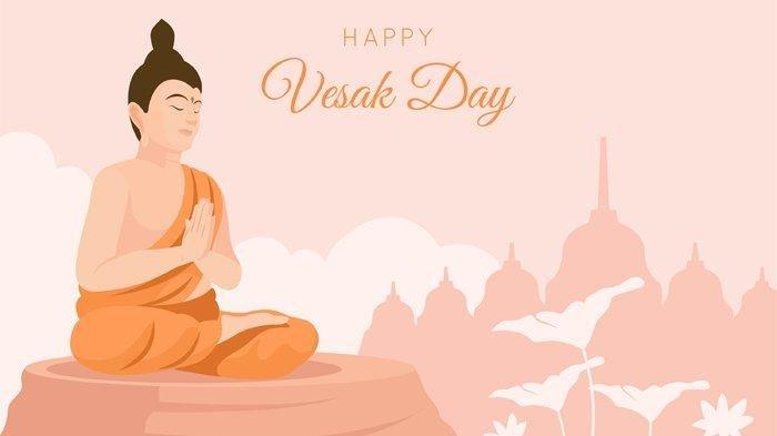 Poster Gambar Ucapan Selamat Hari Raya Waisak 2023 1