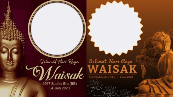 Poster Gambar Ucapan Selamat Hari Raya Waisak 2023