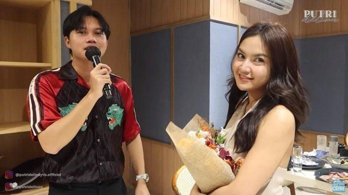 Rizky Febian menyatakan cinta ke Mahalini di hadapan Sule dan Nathalie