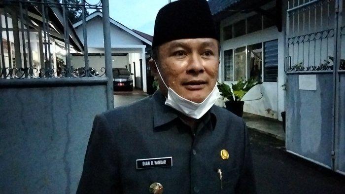 Sekda Kuningan H Dian Rahmat Yanuar saat ditemui di Rumah Dinas Bupati Kuningan di Jalan Siliwangi - Kuningan