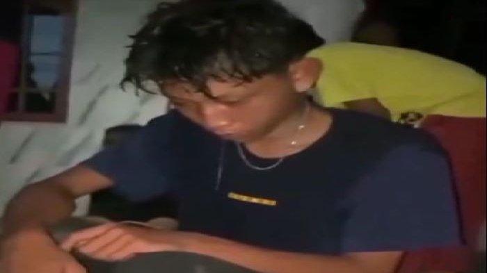 Pemuda Mabuk Kecubung di Banjarmasin, Kalimantan Selatan hanya bisa diam membisu